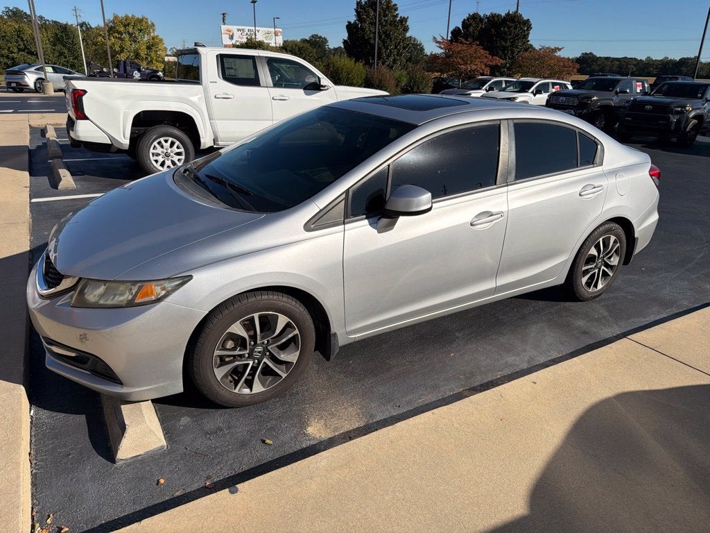 Used 2013 Honda Civic EX with VIN 19XFB2F80DE019870 for sale in Kinston, NC