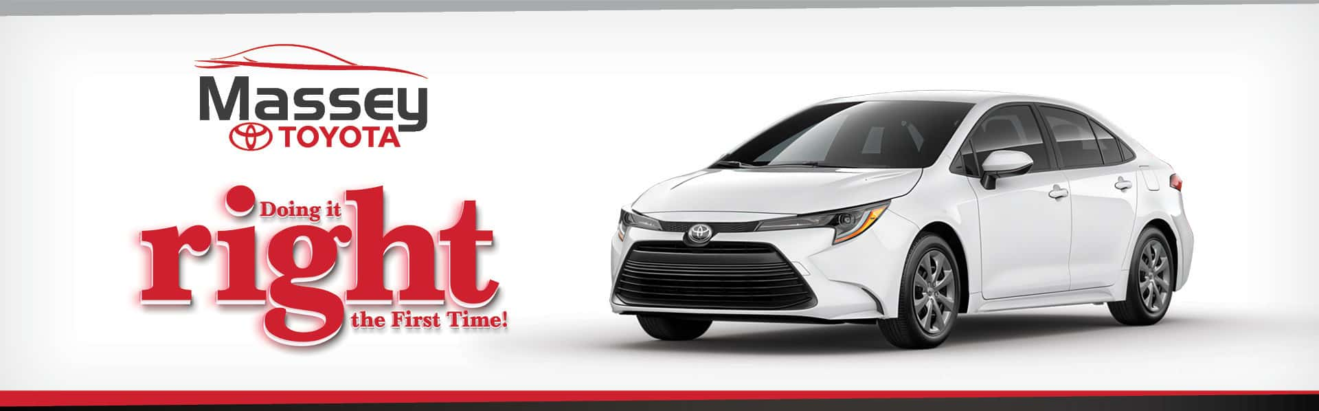 Doing it right the first time at Massey Toyota in Kinston NC